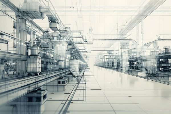 Industrial facility with numerous machines and tools